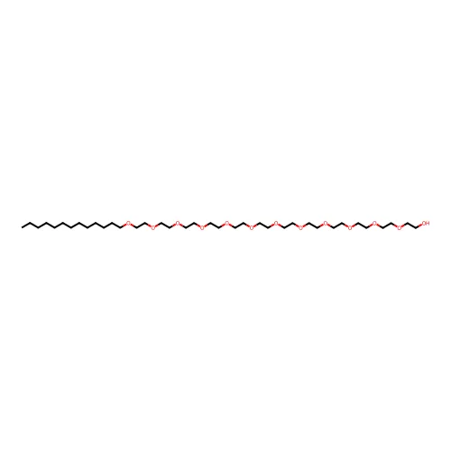2-[2-[2-[2-[2-[2-[2-[2-[2-[2-[2-(2-十三氧代乙氧基)乙氧基]乙氧基]乙氧基]乙氧基]乙氧基]乙氧基]乙氧基]乙氧基]乙氧基]乙氧基]乙醇 structure