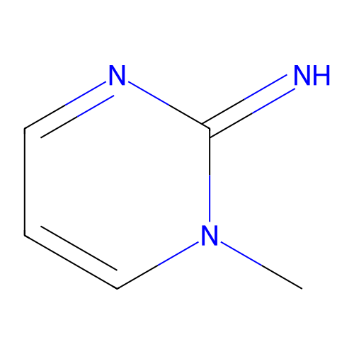 2-Imino-1-methyl-1,2-dihydro-pyrimidine structure