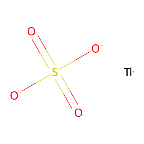 硫酸铊 structure