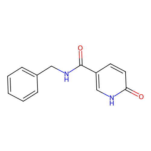 N-benzyl-6-oxo-1,6-dihydropyridine-3-carboxamide structure