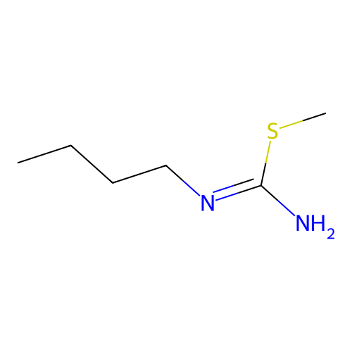 methyl N'-butylcarbamimidothioate structure