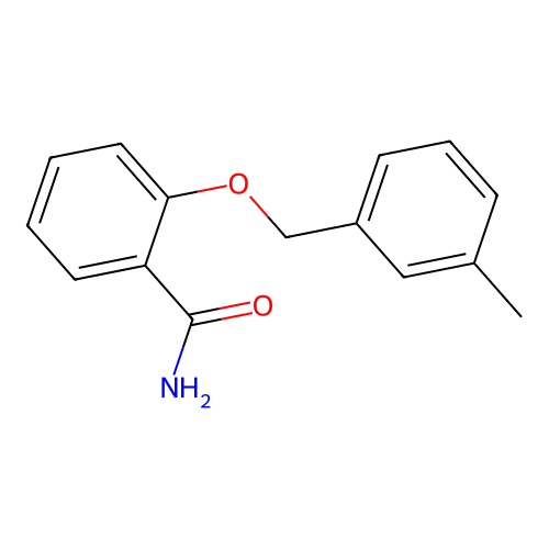 2-[(3-Methylphenyl)methoxy]benzamide structure