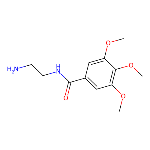 N-(2-aminoethyl)-3,4,5-trimethoxybenzamide structure