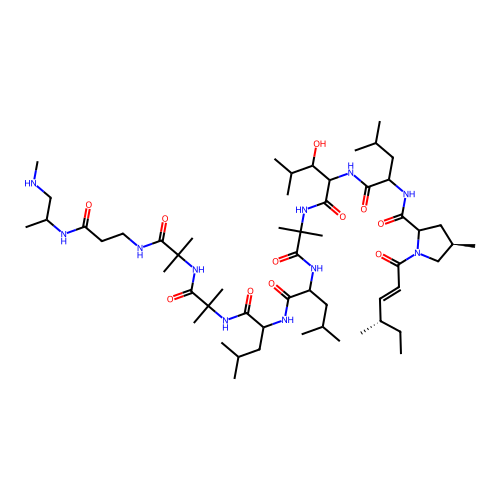 Leucinostatin D structure