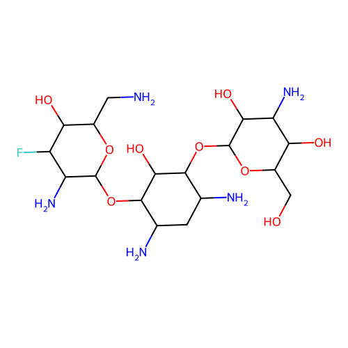 3'-Deoxy-3'-fluorokanamycin B structure