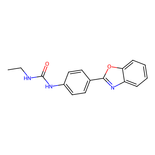 1-[4-(1,3-Benzoxazol-2-yl)phenyl]-3-ethylurea structure