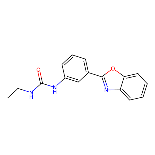 1-(3-(Benzo[d]oxazol-2-yl)phenyl)-3-ethylurea structure