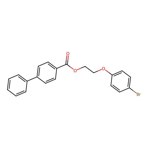 2-(4-Bromophenoxy)ethyl 4-phenylbenzoate structure