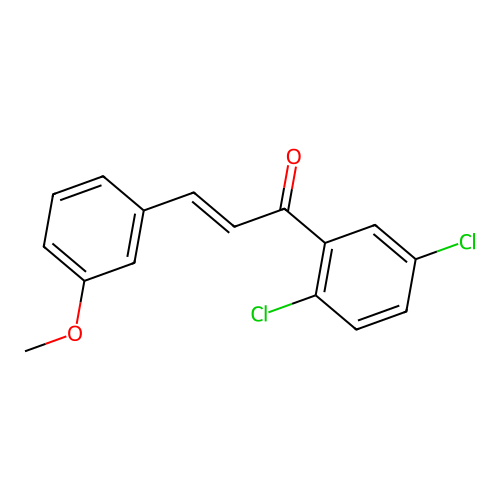 (2E)-1-(2,5-Dichlorophenyl)-3-(3-methoxyphenyl)prop-2-en-1-one structure