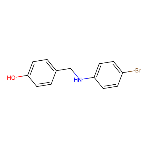 4-[(4-Bromoanilino)methyl]phenol structure