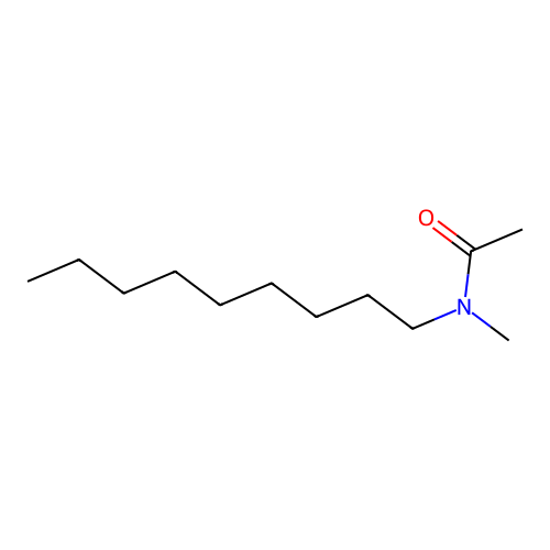 N-methyl-N-nonylacetamide structure