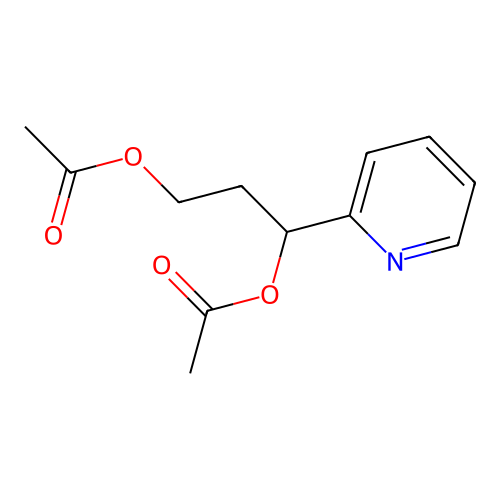 3-(2-Pyridyl)-1,3-propanediol diacetate structure