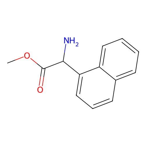 Methyl 2-amino-2-(naphthalen-1-yl)acetate structure