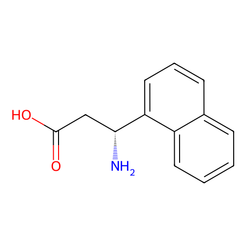 (R)-3-Amino-3-(naphthalen-1-yl)propanoic acid structure