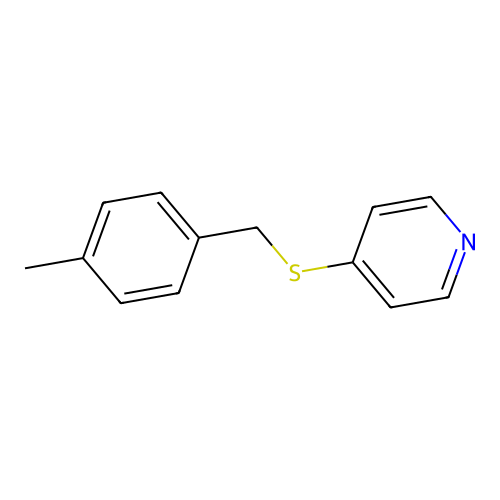 4-(4-Methylbenzylthio)-pyridine structure