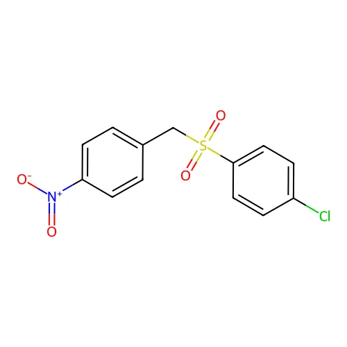 1-[(4-氯苯基)磺酰基甲基]-4-硝基苯 structure