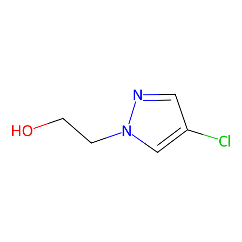 2-(4-chloro-1H-pyrazol-1-yl)ethanol structure