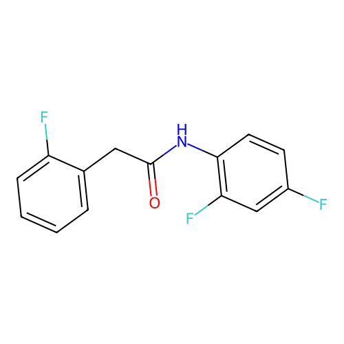 N-(2,4-difluorophenyl)-2-(2-fluorophenyl)acetamide structure