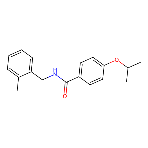 4-(1-Methylethoxy)-N-[(2-methylphenyl)methyl]benzamide structure