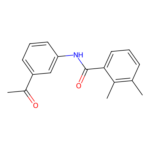 N-(3-acetylphenyl)-2,3-dimethylbenzamide structure