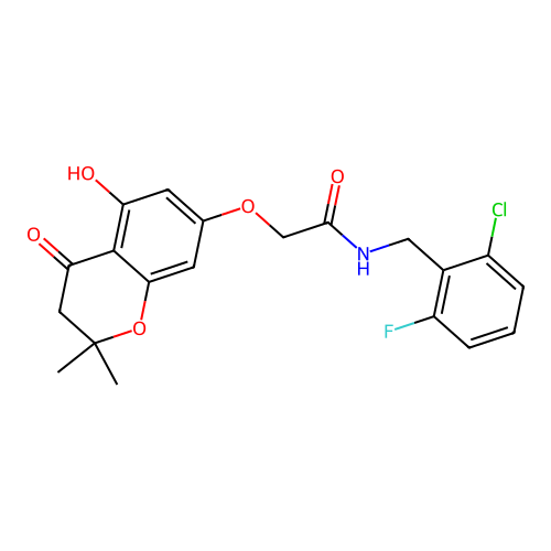 C20H19ClFNO5 structure