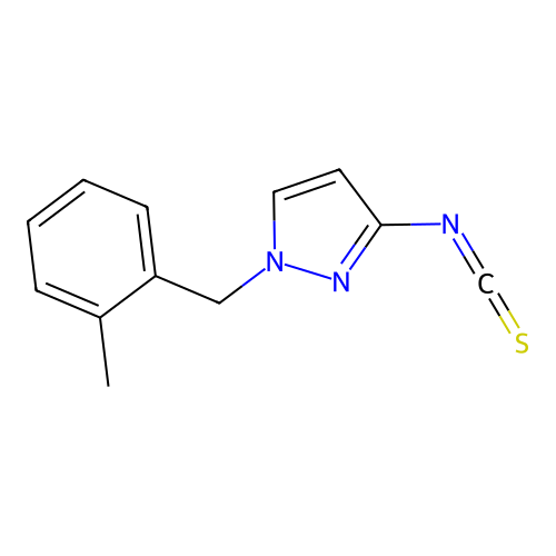 3-Isothiocyanato-1-(2-methyl-benzyl)-1H-pyrazole structure