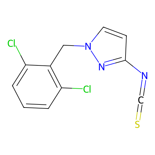 1-(2,6-Dichloro-benzyl)-3-isothiocyanato-1H-pyrazole structure