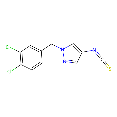 1-(3,4-Dichloro-benzyl)-4-isothiocyanato-1H-pyrazole structure