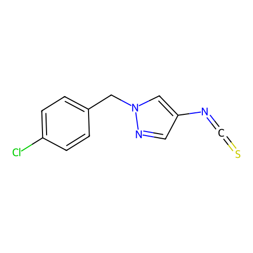 1-(4-Chloro-benzyl)-4-isothiocyanato-1H-pyrazole structure