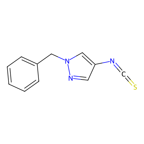 1-benzyl-4-isothiocyanato-1H-pyrazole structure