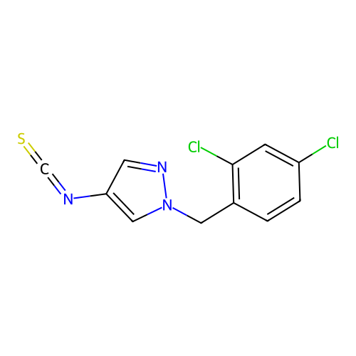 1-(2,4-Dichloro-benzyl)-4-isothiocyanato-1H-pyrazole structure