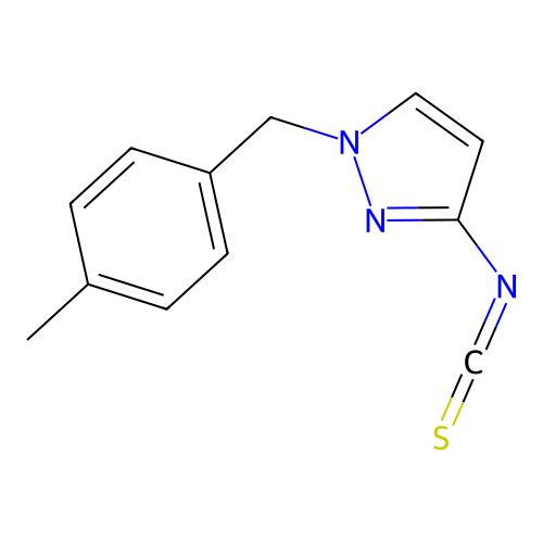 3-Isothiocyanato-1-(4-methyl-benzyl)-1H-pyrazole structure