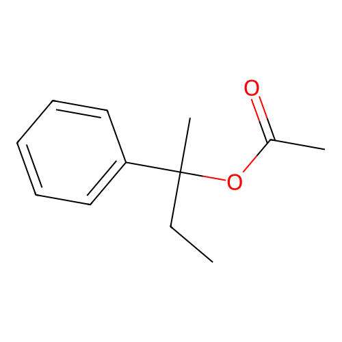 1-Methyl-1-phenylpropyl acetate structure