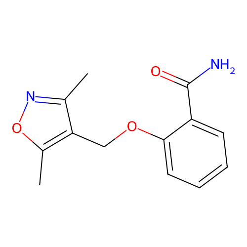 2-[(3,5-Dimethyl-1,2-oxazol-4-yl)methoxy]benzamide structure