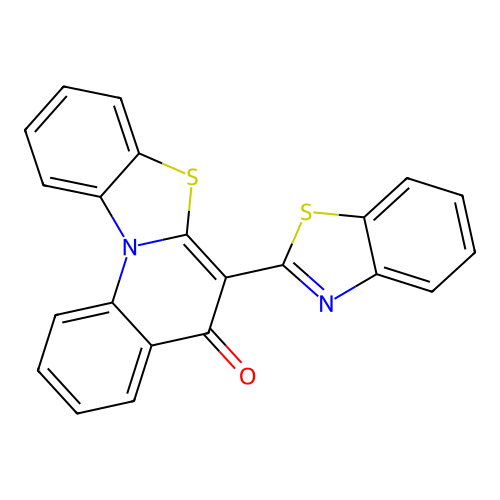 6-(benzo[d]thiazol-2-yl)-5H-benzo[4,5]thiazolo[3,2-a]quinolin-5-one structure