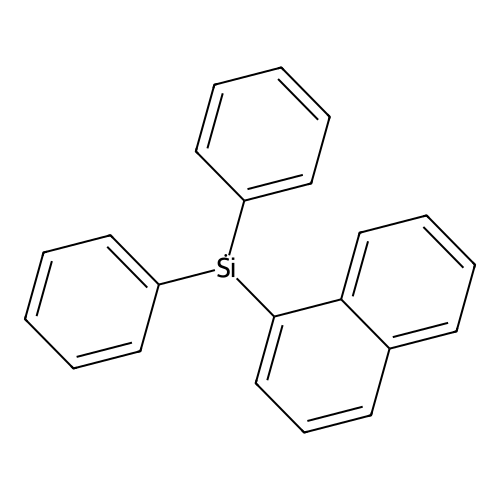 Silane, 1-naphthalenyldiphenyl- structure