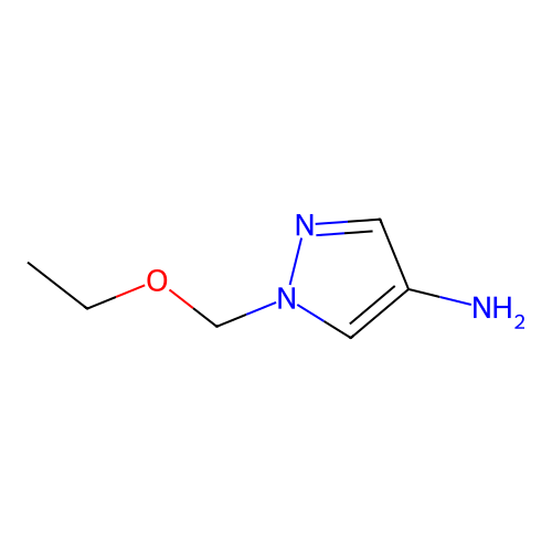1-(ethoxymethyl)-1H-pyrazol-4-amine structure