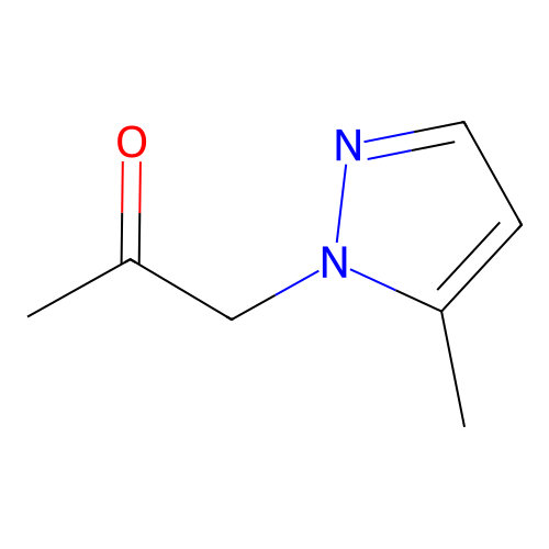 1-(5-Methyl-pyrazol-1-yl)-propan-2-one structure