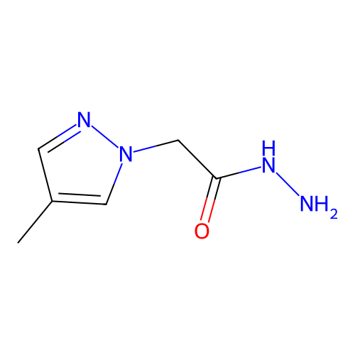 2-(4-methyl-1H-pyrazol-1-yl)acetohydrazide structure