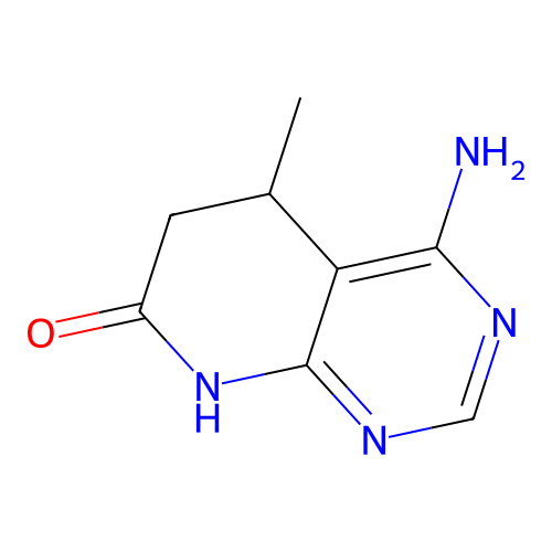 4-amino-5-methyl-6,8-dihydro-5H-pyrido[2,3-d]pyrimidin-7-one structure