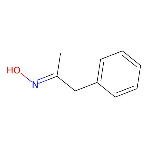 Phenylacetone ketoxime structure