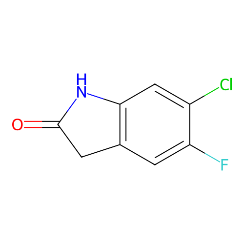 6-Chloro-5-fluoroindolin-2-one structure