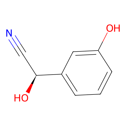 (R)-3-Hydroxymandelonitrile structure