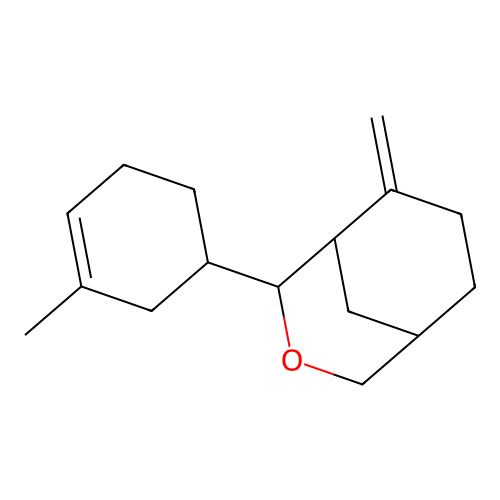 2-(3-Methylcyclohex-3-EN-1-YL)-8-methylidene-3-oxabicyclo[3.3.1]nonane structure