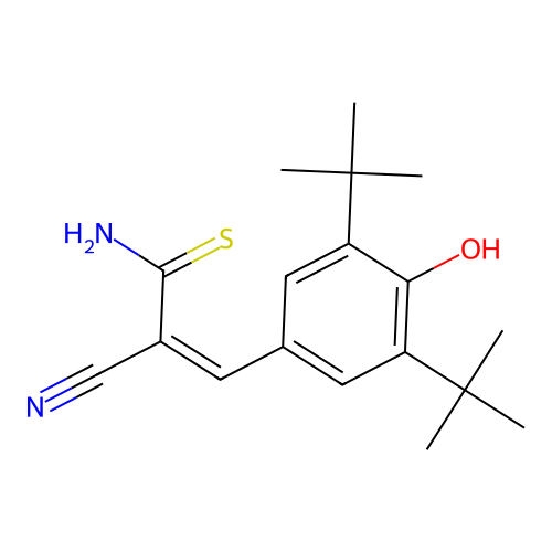 Tyrphostin AG 879 structure