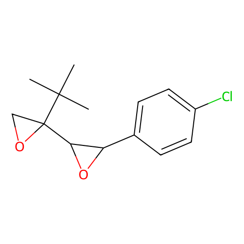 2-(Tert-butyl)-3'-(4-chlorophenyl)-2,2'-bioxirane structure