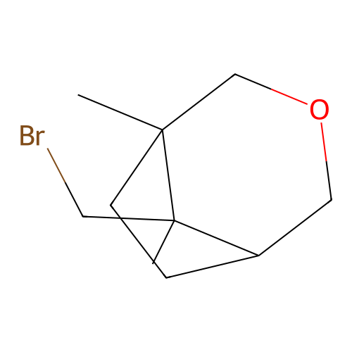 8-(Bromomethyl)-1,8-dimethyl-3-oxabicyclo[3.2.1]octane structure