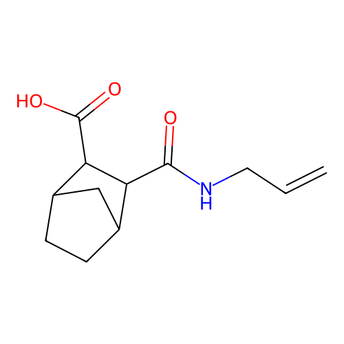 3-[(Allylamino)carbonyl]bicyclo[2.2.1]heptane-2-carboxylic acid structure