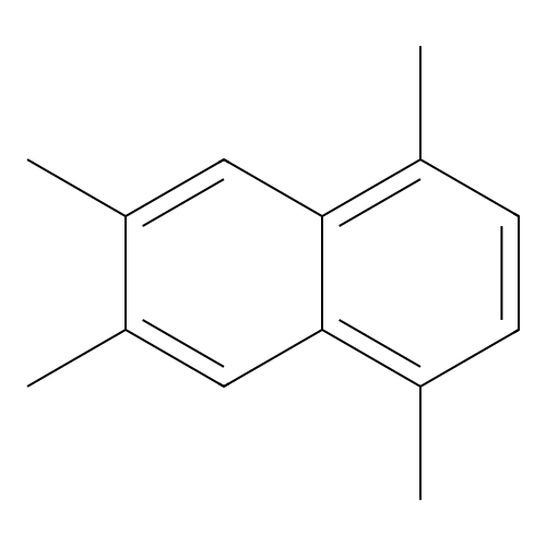 1,4,6,7-Tetramethylnaphthalene structure