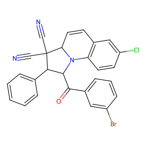 C27H17BrClN3O structure